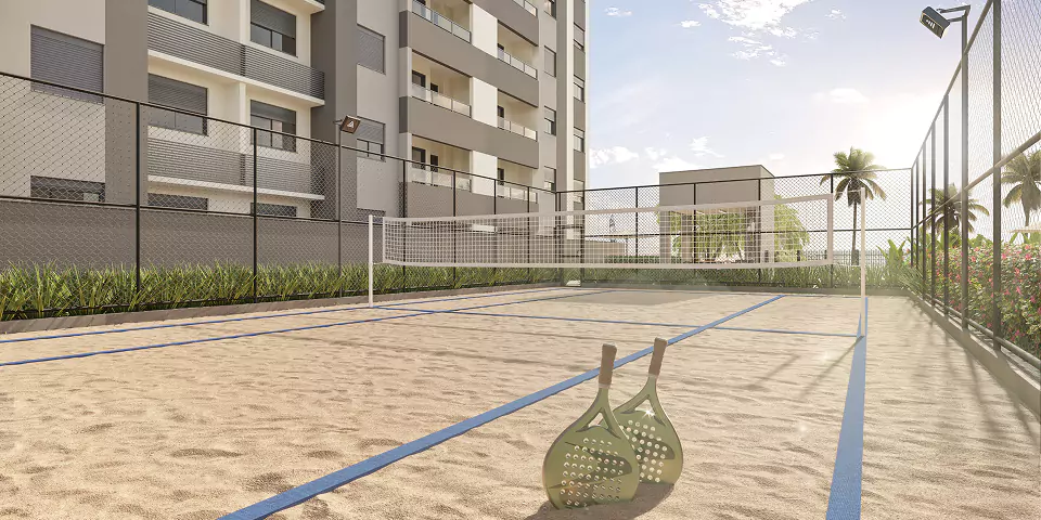 Quadra de beach tennis